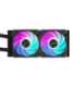 Gigabyte GP-AORUS WATERFORCE X II 240 Liquid-cooler, Intel/AMD, 2x 120mm ARGB Fans, 60mm LCD