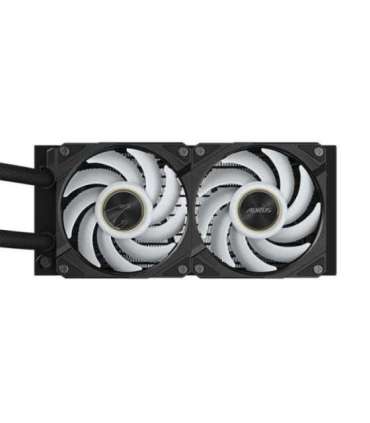 Gigabyte GP-AORUS WATERFORCE X II 240 Liquid-cooler, Intel/AMD, 2x 120mm ARGB Fans, 60mm LCD