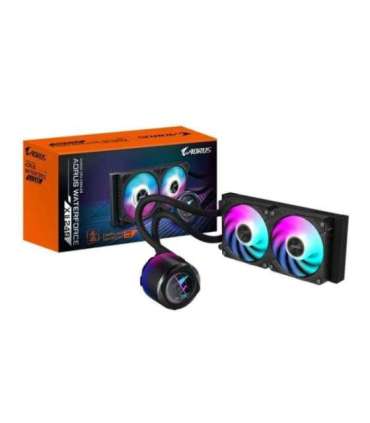 Gigabyte GP-AORUS WATERFORCE X II 240 Liquid-cooler, Intel/AMD, 2x 120mm ARGB Fans, 60mm LCD