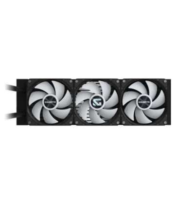 Gigabyte GP-GIGABYTE GME 360 GAMING 360 Liquid CPU Cooler- 3x120mm ARGB Fans, 12 cm, Black