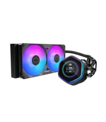 Cooler Master MLX-D24M-A25SZ-L1 Atmos II LCD Black, 240mm, 2x 120mm Sickleflow edge