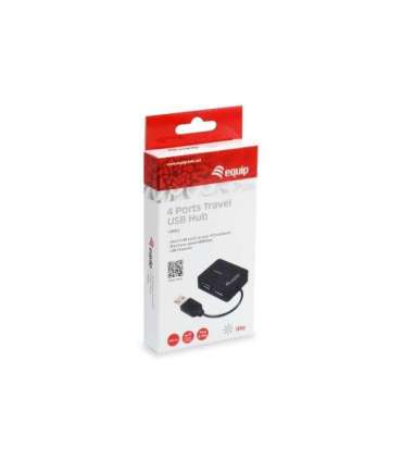 Equip 128952 128952, USB 2.0, USB 2.0, 480 Mbit/s, Black, Plastic, CE