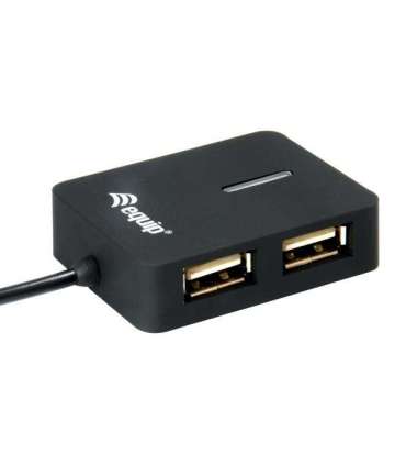 Equip 128952 128952, USB 2.0, USB 2.0, 480 Mbit/s, Black, Plastic, CE