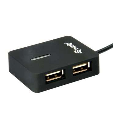 Equip 128952 128952, USB 2.0, USB 2.0, 480 Mbit/s, Black, Plastic, CE