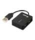 Equip 128952 128952, USB 2.0, USB 2.0, 480 Mbit/s, Black, Plastic, CE