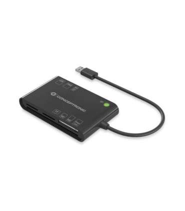 Conceptronic BIAN01B BIAN All-In-One Smart ID Card Reader, USB 3.2 Gen 1, Black, 26 g