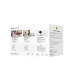 Baseus Security Camera Indoor P1 Pro, 3K, 5MP, (EU Version) White EU (S0TV022132)