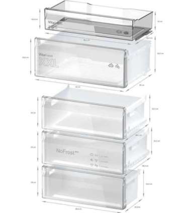 Free-standing fridge-freezer Bosch