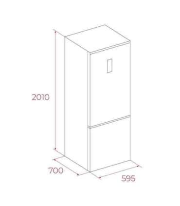 Free standing fridge Teka Van Gogh