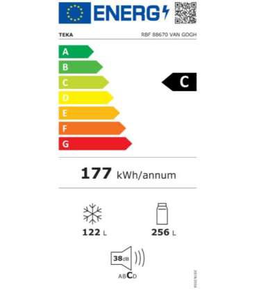 Külmik Teka Van Gogh RBF 88670 VG