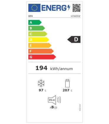 Free standing fridge UPO
