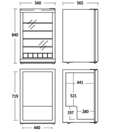 Beverage cooler Scancool