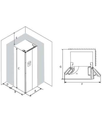 French door refrigerator Kluge