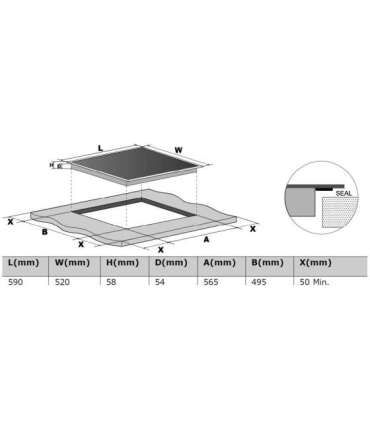 Induktsioonplaat Kluge KPI6015B