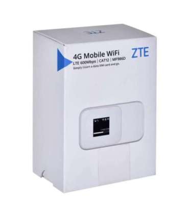 Router ZTE MF986D 4G UFI LTE CAT12/13 1x USB Type C, 1x SIM socket 2x TS-9