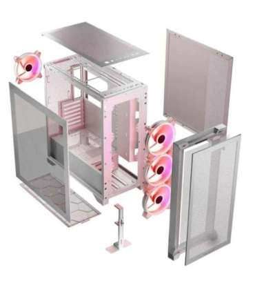 MODECOM Case VOLCANO EXPANSE S APEX ARGB MIDI White