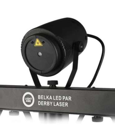 LIGHT4ME Belka LED Par Derby Laser - lighting kit