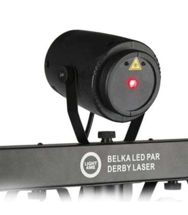 LIGHT4ME Belka LED Par Derby Laser - lighting kit