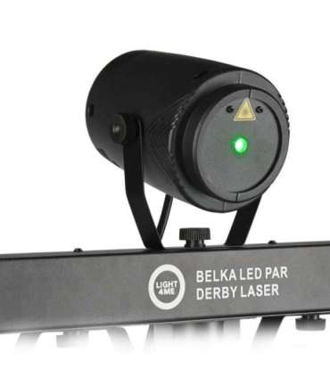 LIGHT4ME Belka LED Par Derby Laser - lighting kit
