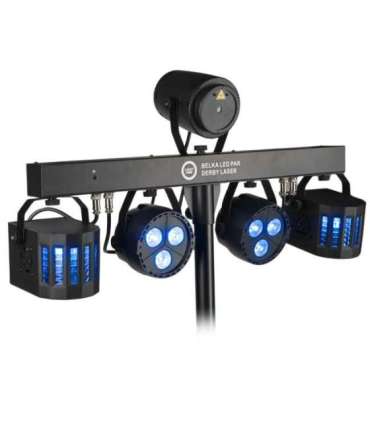 LIGHT4ME Belka LED Par Derby Laser - lighting kit