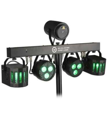 LIGHT4ME Belka LED Par Derby Laser - lighting kit