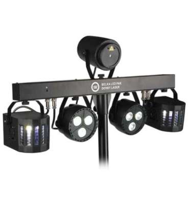 LIGHT4ME Belka LED Par Derby Laser - lighting kit