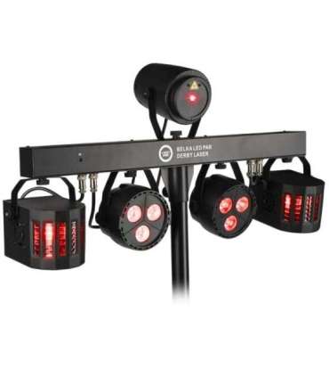 LIGHT4ME Belka LED Par Derby Laser - lighting kit