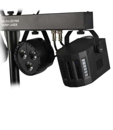 LIGHT4ME Belka LED Par Derby Laser - lighting kit