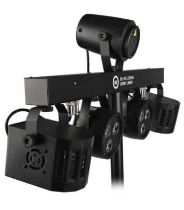 LIGHT4ME Belka LED Par Derby Laser - lighting kit