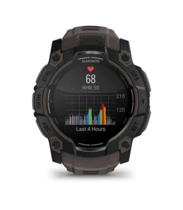 Garmin Instinct 3 AMOLED 3.3 cm (1.3") 50 mm Digital 416 x 416 pixels Touchscreen Black GPS (satellite)