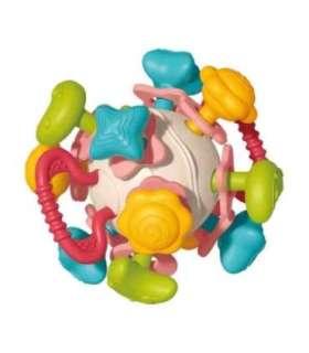 WOOPIE BABY Miękka Grzechotka 4w1 Gryzak Zabawka Sensoryczna dla Niemowląt 0m+