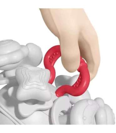 WOOPIE BABY Pehme 4-ühes kõristi, närimismänguasi ja sensoorne mänguasi imikutele 0+ kuud