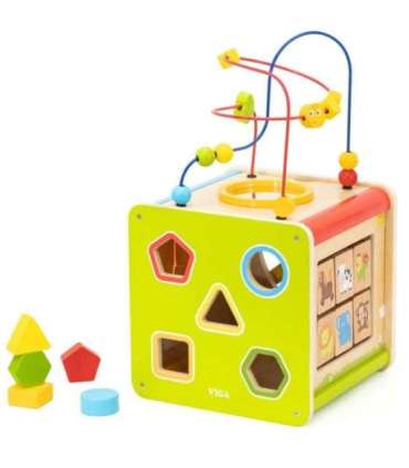 Viga puidust hariv kuup 5-ühes