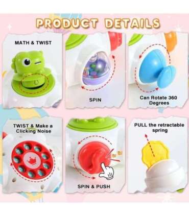 WOOPIE BABY Космическая ракета активности - обучающий сенсорный куб, от 18 мес.