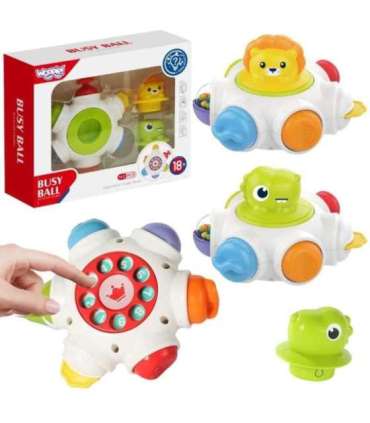 WOOPIE BABY Космическая ракета активности - обучающий сенсорный куб, от 18 мес.