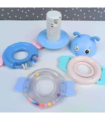 WOOPIE Baby Wańka Wstańka Zabawka Sensoryczna 2w1 Grzechotka Gryzak