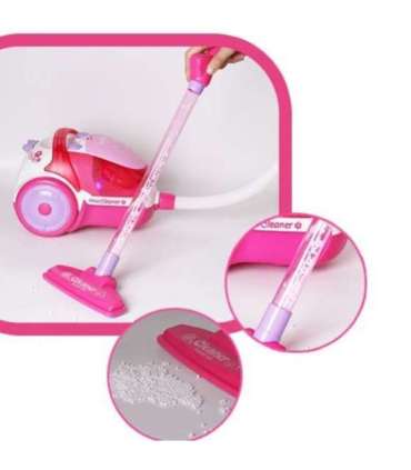 WOOPIE Odkurzacz dla Dzieci z Funkcją Wciągania Różowy