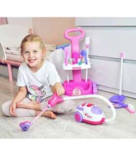 WOOPIE Zestaw do Sprzątania Wózek Odkurzacz Funkcja Ssania + 11 Akc.