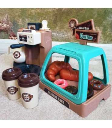 WOOPIE Zestaw Kawiarnia Ekspres do Kawy  + Witryna na Ciastka