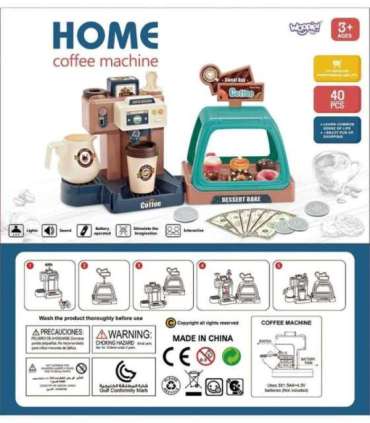 WOOPIE Zestaw Kawiarnia Ekspres do Kawy  + Witryna na Ciastka