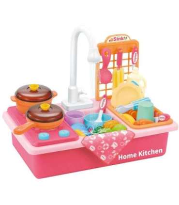 WOOPIE Zlewozmywak 2w1 Kuchnia dla Dzieci Różowa