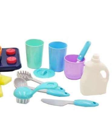 WOOPIE Zlewozmywak 2w1 Kuchnia dla Dzieci Różowa