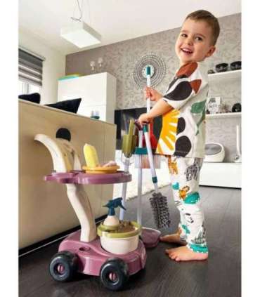 WOOPIE Zestaw do Sprzątania XXL Wózek 3w1 26 el.