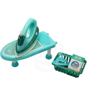 WOOPIE Zestaw do Prasowania 2w1 Deska Żelazko + Kosz na Pranie 6 el.