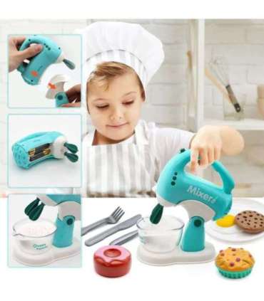 WOOPIE Zestaw AGD 3w1 Ekspres Mikser Blender Efekty Dźwiękowe Świetlne