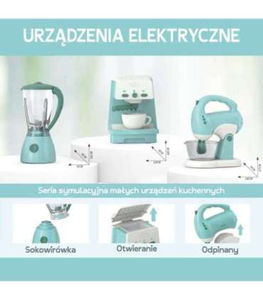 WOOPIE Zestaw AGD 3w1 Ekspres Mikser Blender Efekty Dźwiękowe Świetlne