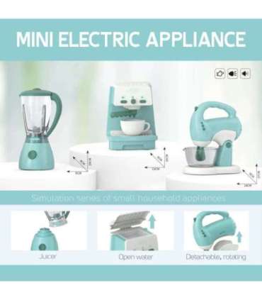 WOOPIE Zestaw AGD 3w1 Ekspres Mikser Blender Efekty Dźwiękowe Świetlne