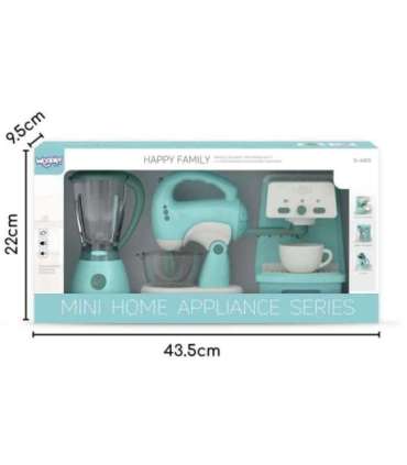 WOOPIE Zestaw AGD 3w1 Ekspres Mikser Blender Efekty Dźwiękowe Świetlne