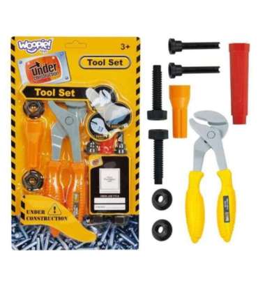 WOOPIE Zestaw Narzędzi Małego Majsterkowicza Szczypce Nastawne