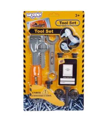WOOPIE Zestaw Narzędzi Małego Majsterkowicza Klucz Nastawny Hakowy